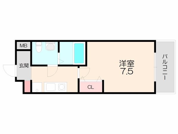 アメリ南桜塚の物件間取画像